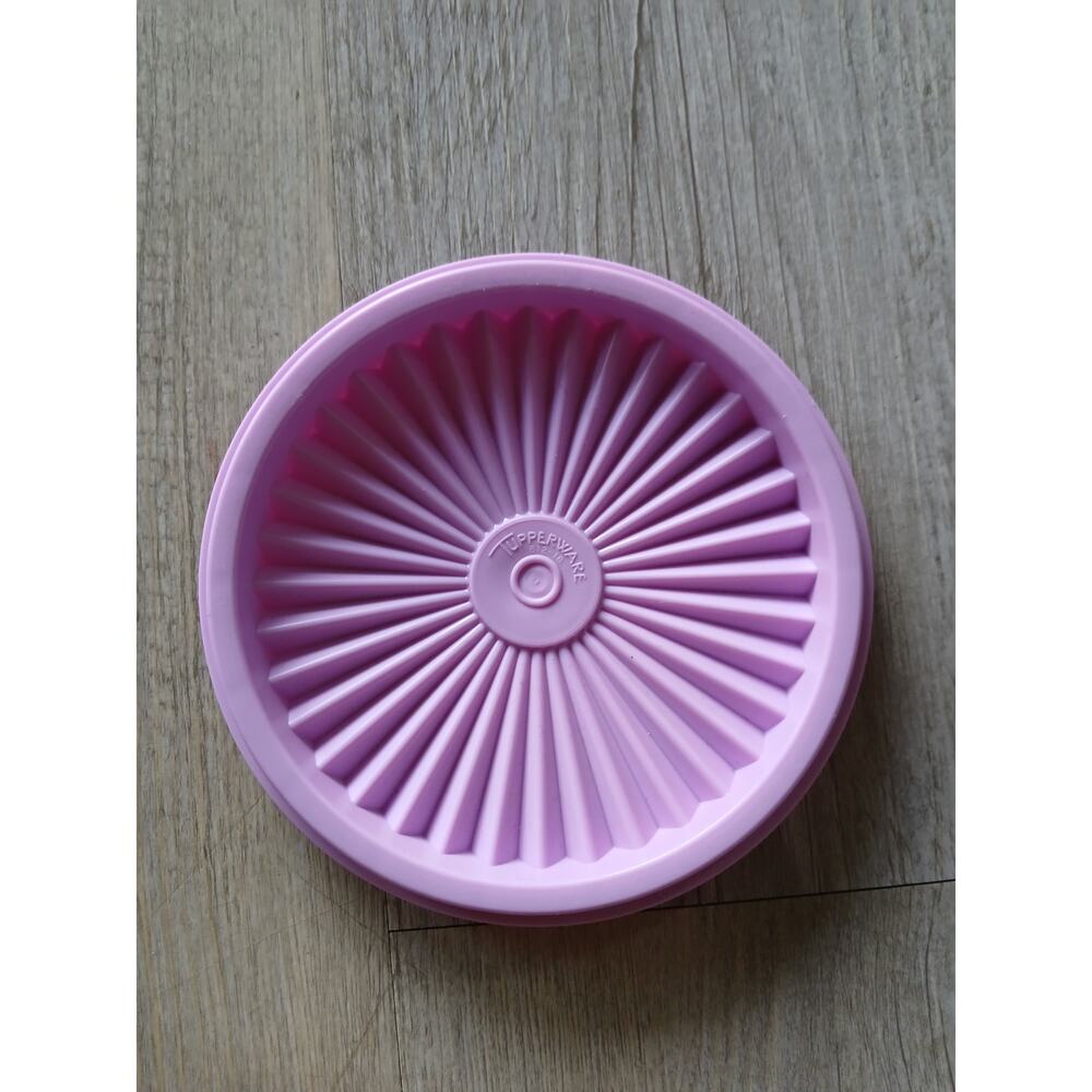 Vintage Tupperware Servalier Replacement 5” Seal Lid #812-18 Purple Lavender
